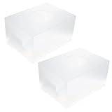 Alipis 2 Stück Transparente Abnehmbare Losbox aus Multifunktionale Wahl Vorschlagsbox für Jahresfeiern Faire Stimmenaufbewahrung Dekorative Spiel Gewinnbox