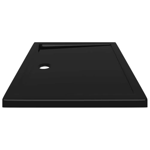 Plato de Ducha Rectangular de ABS resistente en color negro 7
