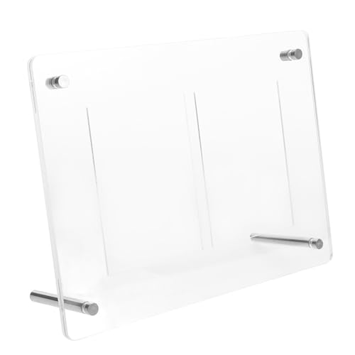 Soporte de acrílico cristalino prémium de 2 ranuras para colecciones de tarjetas de béisbol