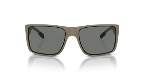 Native Man Sunglasses Matte Desert Tan Frame, Grey Polarized Lenses, 58MM3