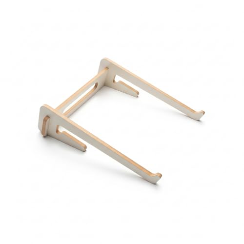 Base ajustable de madera para laptop 3 piezas ergonómica