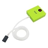 Muzrunq Fish Tank Air Pump, Portable Small AA Type Battery Operated Air Pump, Compact Lightweight Oxygen for Fish Tank, Not Include Battery.