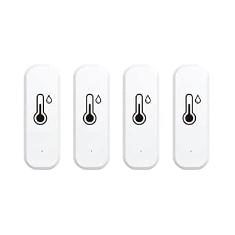 Besisglas Zigbee Temperature and Humidity Sensors, 4-Pack
