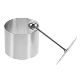 VICASKY Edelstahl Cake Rings Backform Rund Servierring für Mousse Torten Dessert Küchenform für Westliche Kalte Gerichte und Ansprechende Plattenpräsentation
