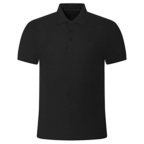 Image of PRO RTX Mens Premium Polo Shirt (3XL) (Black)