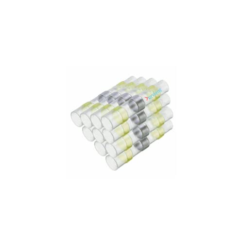 Image of Durvient.com Heat Shrinking Sleeve with Solder Ring For Electrical Wiring Insulation Waterproof Electrical Insulation (Wire Gauge 12-10, Pack of 10)