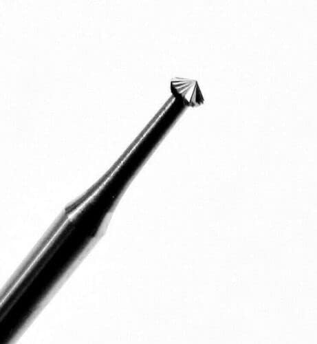 Carbide Hart Bur 90° Jewelry Stone Setting Burs Size 016/1.6mm Germany 1 Piece