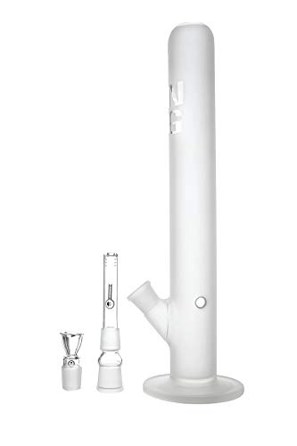 Heisenberg Glasbong Big Fat Joe HNBG Sandblasted Rauchgerät mit 29.2er Schliff, Diffuser-Chillum und Trichter-Glaskopf – Bild 3