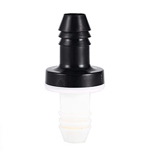 2 PCS ABS Material Rubber Inline Check Valve Liquid Air One-Way Hose Valve Non Return 3/8 Inch 10mm Brake Vacuum for Combustible Gas Air Liquid (1)