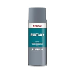 BAUFIX Buntlack Spray Silbergrau, 400 ml