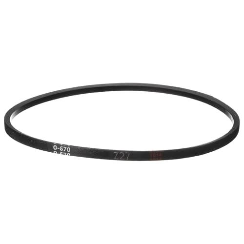 sourcing map Z-27 Z Type V-belt 670mm/27 Inner Length x 0.39 Width x 0.24 Height, Z-type Closed-Loop Rubber Transmission Belt