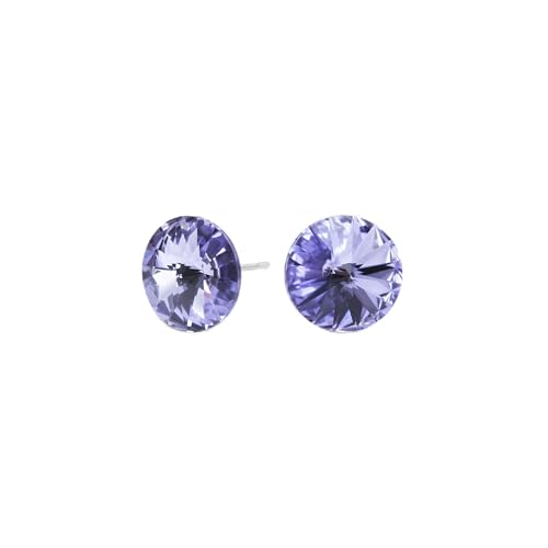 Seona Rivoli �N���X�^���C�������O �X�^�b�h�C�������O ���f�B�[�X ��h���� �X�e�����X�X�`�[���W���G���[�A�����p�C�������O, 8.3mm, �N���X�^��, ��΂Ȃ�