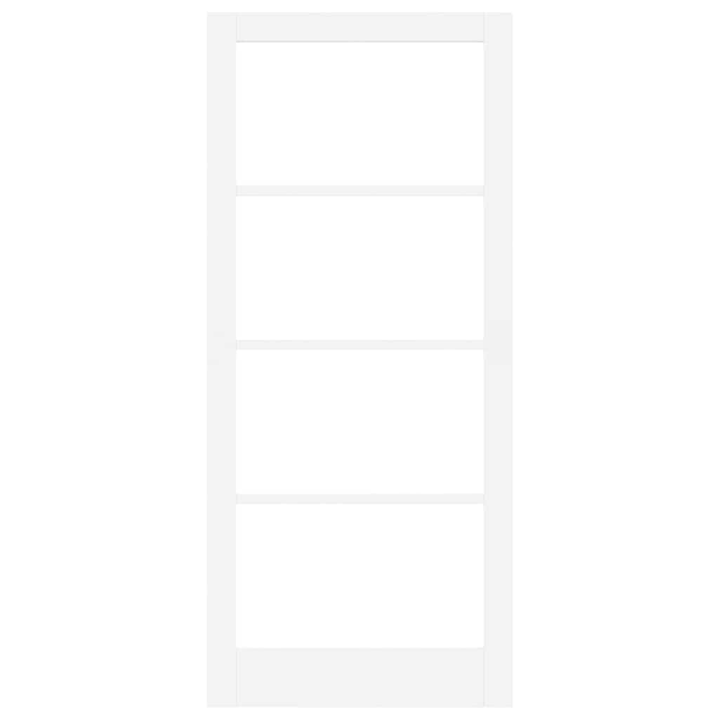 Hothingwell Puerta Interior ORKDAL Imprimado 93 x 211 cm | Madera de pino maciza, vidrio decorativo, para dormitorio sala cocina, instalación estándar o bricolaje