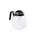 Fackelmann Kaffeekanne 1,5 l aus Glas, schwarz und transparent