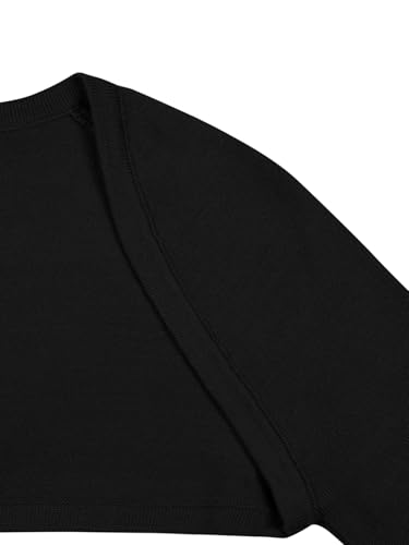 Image of REORIA Womens Fall Two Piece Sets Going Out Outfits Long Sleeve Cardigan with Tube Crop Tops And Flare Pants Lounge Sets