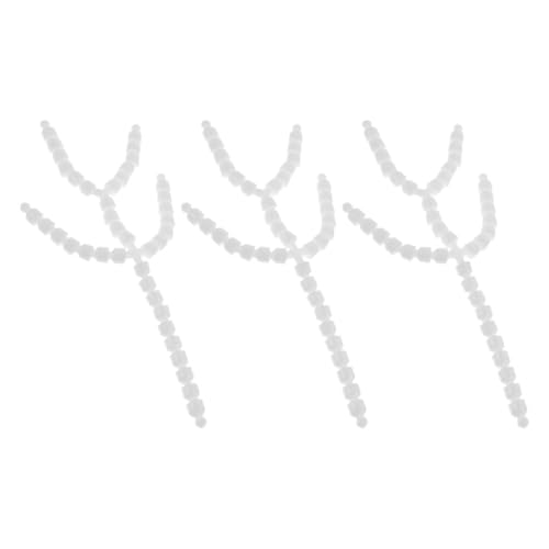 Mikikit Articulaciones de Plástico Móviles para Muñecas 20 CM sin Sonido 95 MM Punta Afilada 3 Piezas Accesorio Esqueleto Plástico para Manualidades y Fabricación de Muñecos DIY