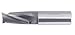 Accusize Industrial Tools 1'' by 1'' by 1-3/4'' by 4-3/4'', 2 Flute Carbide Tipped End Mill for Aluminium, 0193-6640