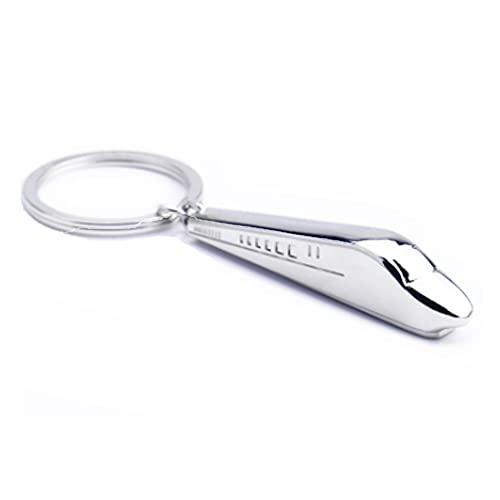 ARFUKA Keychain Metal Train Model Keyring Keyfob Key Ring Bag