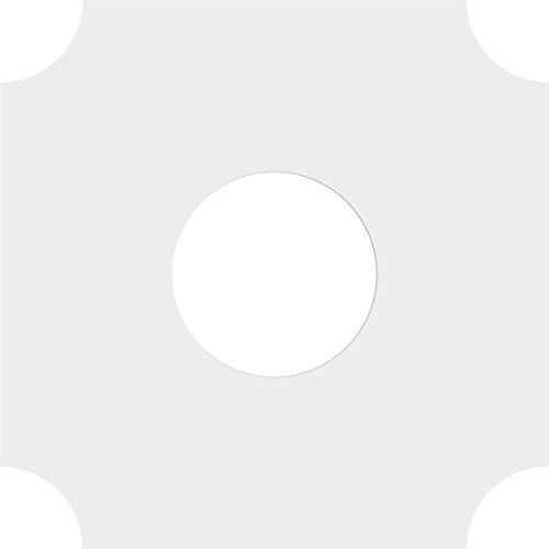 Image of Ekena Millwork CMP16LE-06000 Locke Architectural Grade PVC Contemporary Urethane Ceiling Medallions 16 inchOD x 6 inchID x 9 1 /2 inchC x 1 inchP