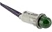 CHICAGO MINIATURE 1090A5-28V Green; LAMP Base Type:Wire LEADED; MOUNTING Hole Dia:12.7MM; Current Rating:-; Supply Voltage:28V; Lens Shape:DOM, 16MM, 1090A528V, Incandescent, LAMP, Indicator