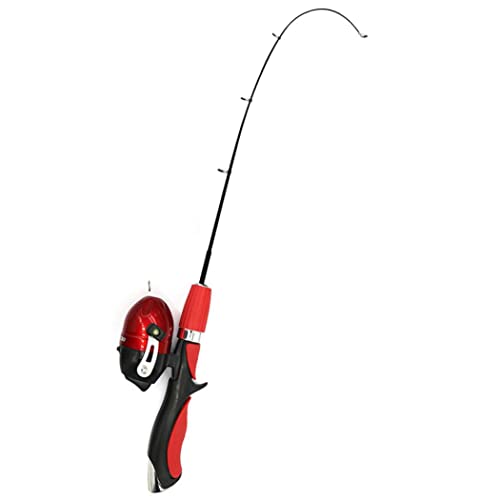 Canne à pêche pour enfants cadeau idéal débutant ensemble complet 50 pièces rouge