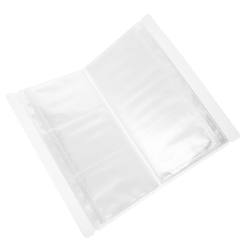 ifundom Álbum para Tarjetas Postales y Billetes de Avión Planchas de Policarbonato Transparente y Almacenamiento Seguro para Coleccionistas