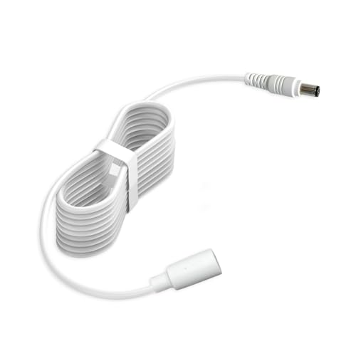 Ladegerät Verlängerung Kompatibel mit Phillips HUE Solo Smart LED Lightstrip Netzteil - für Netzteil S020AYV240083 DC-Verlängerungskabels Koppelbar - Weiß 3M