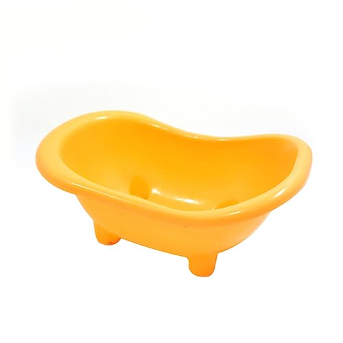 Abaodam ハムスター バスタブ ペット バスタブ ハムスター お風呂 洗面器 小 お風呂 洗面器 黄色