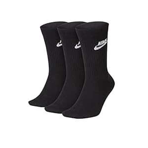 Nike Sportswear Everyday Essential Lot de 3 Paires de Chaussettes mi-Hautes Mixte