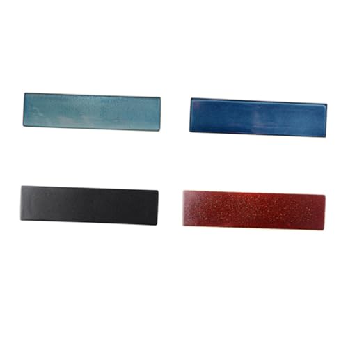 Plato Rectangular de Cerámica Negro para Sushi miniatura 4