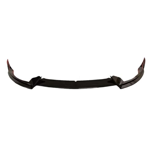 Alerón de labio delantero para Tesla Model 3 y Y en negro brillo, kit divisor ABS