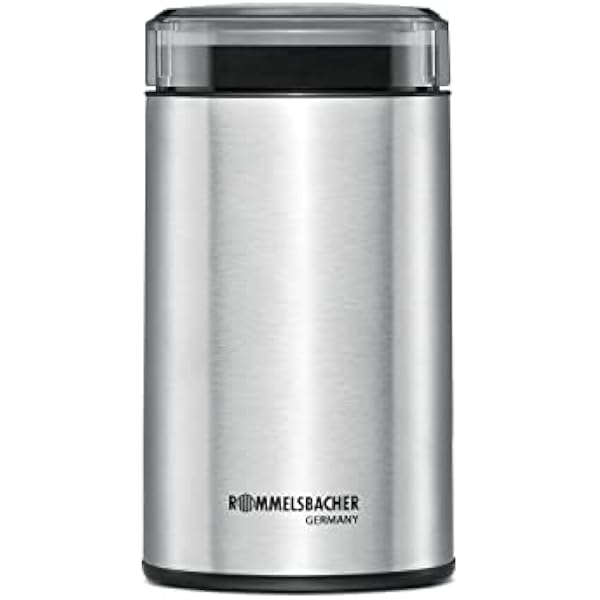 Rommelsbacher Ekm 100 Młynek Do Kawy 200 W Stal Nierdzewna, Pojemność 70 G, Srebrny