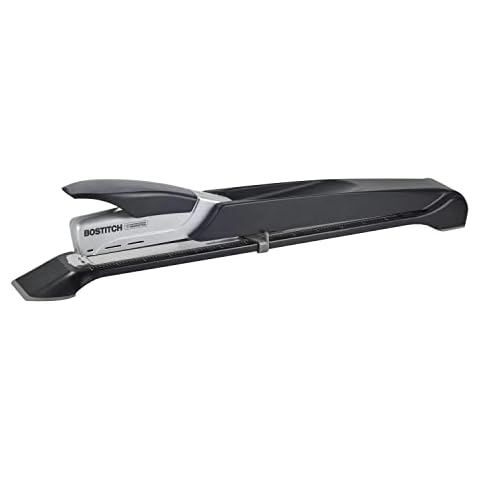 Bostitch / PaperPro Booklet Stapler - One Finger, No Effort, Spring Powered, Long Reach Stapler - Silver (1610) Cover