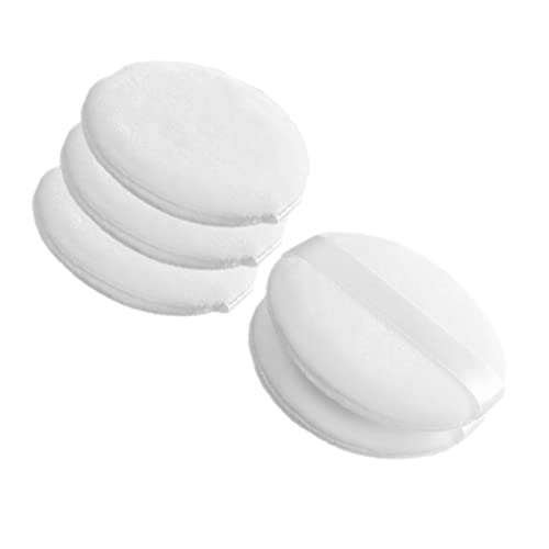 Healeved Rounded Makeup Powder 5pcs Makeup Accessories Girls Cosmetics Puff Tool Fine Short Hair Quality Portable Convenient