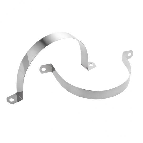 3x2 Pieces Pipe Tube Conduit Stainless Steel Hanger U Strap Clamps Clip 100mm-image-40