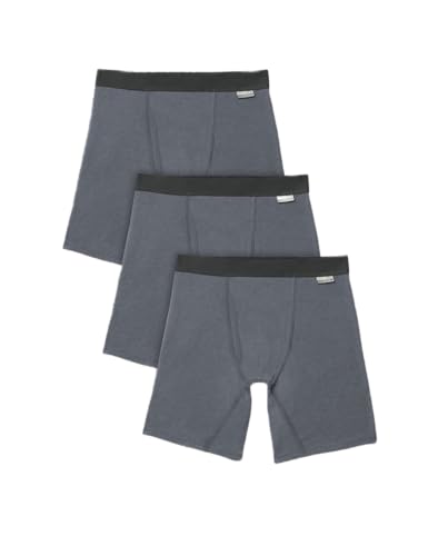 Fruit of the Loom Mens Crafted Comfort Boxer Briefs 3 Pack, S, Assorted