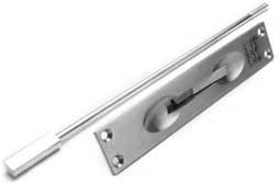 Ives FB45710B Top or Bottom Manual UL Listed Flush Bolt for Metal Door 12" Rod 3/4" Throw 1 1/4" W x 6 3/4" L x 1 1/8"