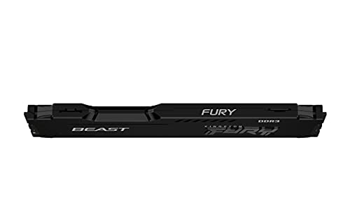 FURY Beast Nero 8GB 1866MHz DDR3 CL10 Memoria Gaming Kit per Computer Fissi Modulo Singolo KF318C10BB/8 - RAM - Immagine 3