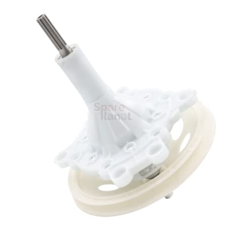 Image of Spareplanet Washing Machine Gearbox with Pulley (Long Shaft) Compatible with Whirlpool Semi Automatic Washing Machine