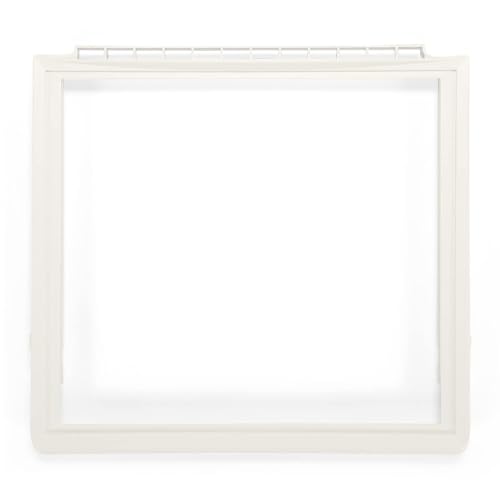HECASA 240599803 Crisper Pan Cover Shelf Frame W/O Glass Compatible with Frigidaire Refrigerator Replacement only