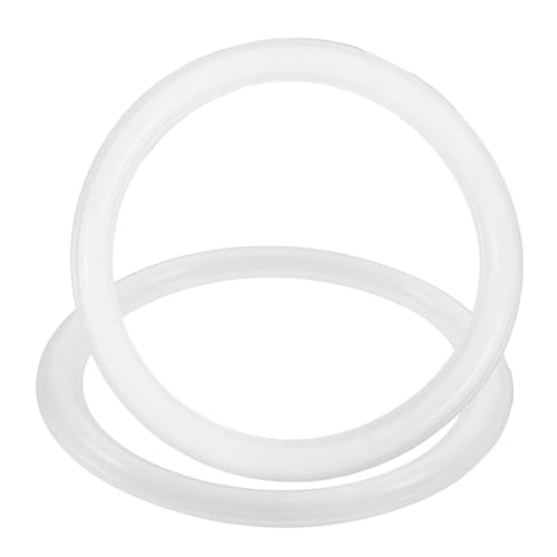 TOBBOMEY Anillos de Sellado de Silicona para Máquinas de Helado 2 Piezas Anillo Multifuncional Resistente Repuestos para Heladería Accesorios para Suministros de Helados