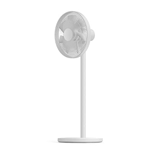 Xiaomi Mi Smart Standing Fan 2 Lite Tisch- & Standventilator mit optionaler iOS/Android Mi Home Appanbindung (38 W, 38-58 dB, 3 Geschwindigkeitsstufen, Alexa & Google Assistant kompatibel) Weiß
