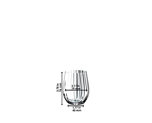 Riedel Optical Glass O Whisky, Set Of 2, 12.13Fl Oz #TOP2