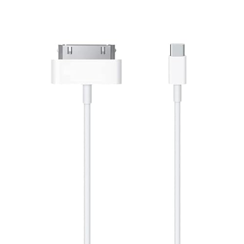 ZHHSUNY 3ft USB C to 30 Pin Cable, Type-C to 30-Pin Sync Adapter and Charger (White)