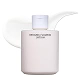 Whamisa Organic Double Rich Korean Lotion for Face with Dry Sensitive, Combination, Acne Skin | Natural, Hydrating, Nourishing | Facial Moisturizer Under Makeup Night Cream | Floral Scent 4.05 fl. oz.