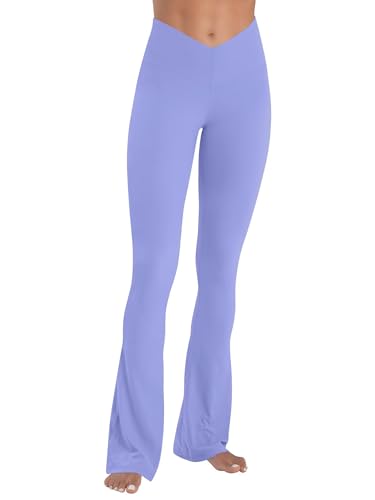 Pantalones de yoga acampanados que estilizan y controlan el abdomen