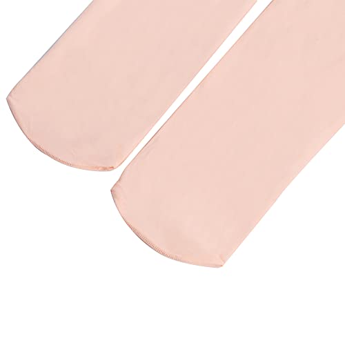 Jinscorado Grils' Dance Tights Ultra Soft Ballet Footed Tights For Toddler/Little Kid/Big Kid (Ballet Pink, 2-4T) #TOP4