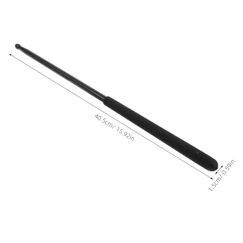 Baquetas de aleación de aluminio 5A par negro miniatura 2