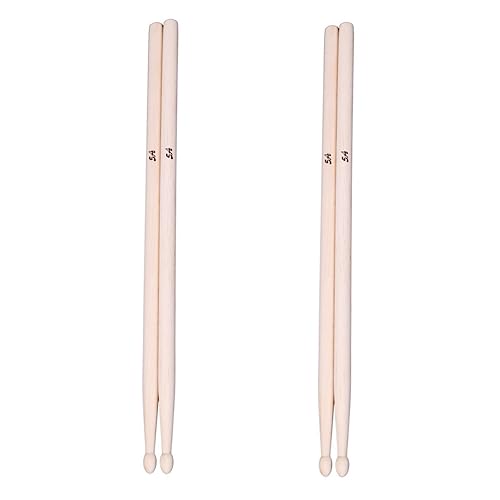 2 pares de baquetas de maple para batería 5A miniatura 1