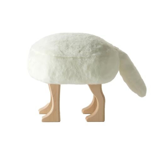 [匠工芸] アニマルスツール フォックスホワイト(Sサイズ)